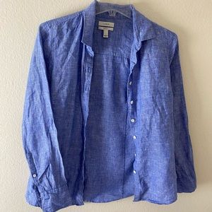 Jcrew light blue chambray button up
